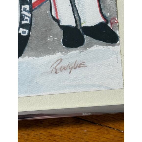 Fan Art Dale Earnhardt's "Good Buddy" by R Wylie 20" by 16" - Picture 4 of 5
